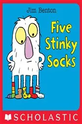 Book cover of Five Stinky Socks by Jim Benton