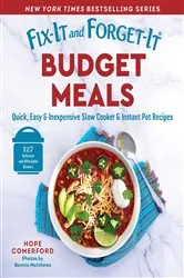 Book cover of Fix-It and Forget-It Budget Meals by Hope Comerford