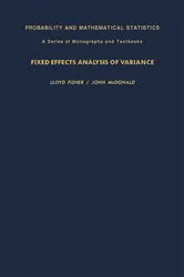 Book cover of Fixed Effects Analysis of Variance by Unknown