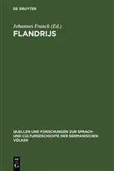 Book cover of Flandrijs by Johannes Franck