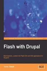 Book cover of Flash with Drupal by Travis Tidwell