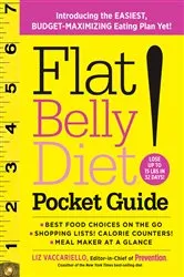 Book cover of Flat Belly Diet! Pocket Guide by Liz Vaccariello