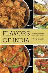Book cover of Flavors of India by Viya Sheth