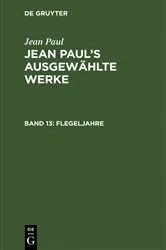 Book cover of Flegeljahre by Jean Paul