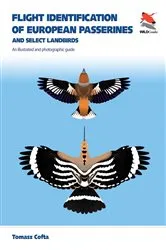 Book cover of Flight Identification of European Passerines and Select Landbirds by Tomasz Cofta