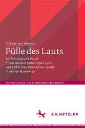 Book cover of Fülle des Lauts by Frieder von Ammon