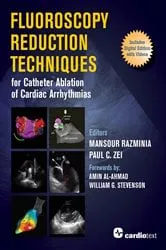 Book cover of Fluoroscopy Reduction Techniques for Catheter Ablation of Cardiac Arrhythmias by Mansour Razminia