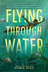 Book cover of Flying Through Water by Mamle Wolo