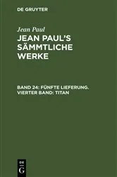 Book cover of Fünfte Lieferung. Vierter Band: Titan by Jean Paul