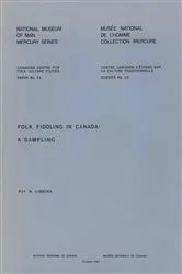 Book cover of Folk fiddling in Canada by Roy W. Gibbons
