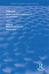 Book cover of Folk Law by Alison Dundes Renteln