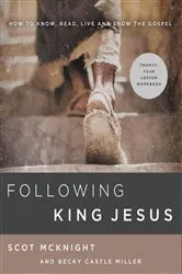Book cover of Following King Jesus by Unknown