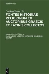 Book cover of Fontes historiae religionis Celtica by Unknown