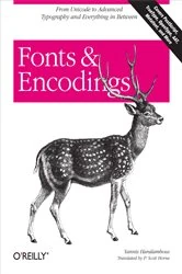 Book cover of Fonts & Encodings by Yannis Haralambous