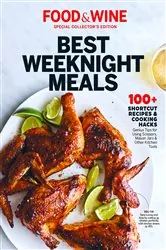 Book cover of FOOD & WINE Best Weeknight Meals by The Editors of Food & Wine