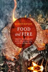 Book cover of Food and Fire by Marcus Bawdon