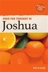 Book cover of Food for Thought in Joshua by Rob de Jongh