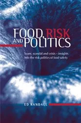 Book cover of Food, risk and politics by Unknown