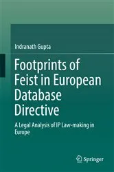 Book cover of Footprints of Feist in European Database Directive by Unknown