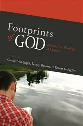Book cover of Footprints of God by Charles E. Van Engen