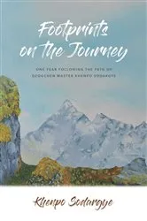 Book cover of Footprints on the Journey by Khenpo Sodargye