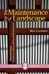 Book cover of For the Maintenance of Landscape by Mia Lecomte