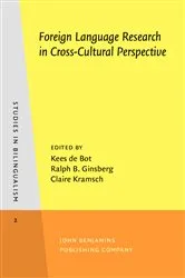 Book cover of Foreign Language Research in Cross-Cultural Perspective by Kees de Bot