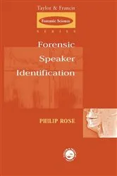 Book cover of Forensic Speaker Identification by Phil Rose