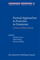 Book cover of Formal Approaches to Function in Grammar by Unknown