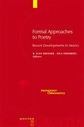 Book cover of Formal Approaches to Poetry by B. Elan Dresher