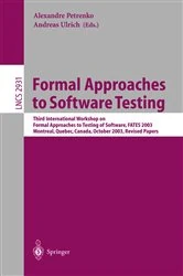Book cover of Formal Approaches to Software Testing by Andreas Ulrich