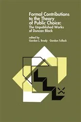 Book cover of Formal Contributions to the Theory of Public Choice by Gordon L. Brady