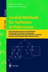 Book cover of Formal Methods for Software Architectures by Marco Bernardo