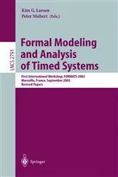 Book cover of Formal Modeling and Analysis of Timed Systems by Uli Fahrenberg