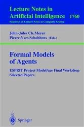 Book cover of Formal Models of Agents by John-Jules C. Meyer