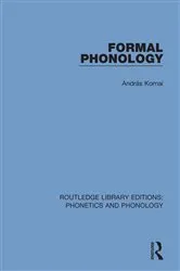 Book cover of Formal Phonology by András Kornai