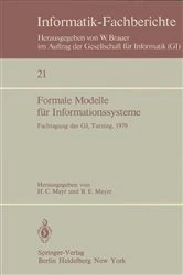Book cover of Formale Modelle für Informationssysteme by H. C. Mayr