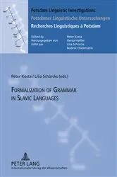 Book cover of Formalization of Grammar in Slavic Languages by Unknown