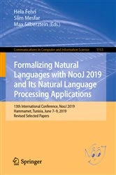 Book cover of Formalizing Natural Languages with NooJ 2019 and Its Natural Language Processing Applications by Héla Fehri