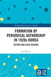 Book cover of Formation of Periodical Authorship in 1920s Korea by Jae-Yon Lee