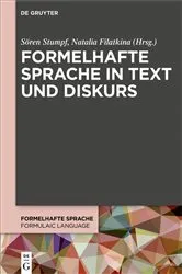Book cover of Formelhafte Sprache in Text und Diskurs by Unknown