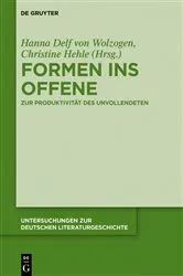 Book cover of Formen ins Offene by Hanna Delf von Wolzogen