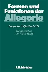 Book cover of Formen und Funktionen der Allegorie by Walter Haug