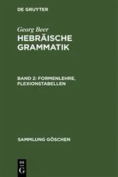 Book cover of Formenlehre, Flexionstabellen (3rd ed.) by Georg Beer