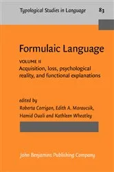 Book cover of Formulaic Language by Roberta Corrigan