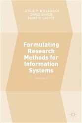 Book cover of Formulating Research Methods for Information Systems by Chris Sauer