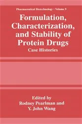 Book cover of Formulation, Characterization, and Stability of Protein Drugs by Rodney Pearlman
