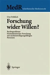 Book cover of Forschung wider Willen? by Uwe Fröhlich