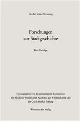 Book cover of Forschungen zur Stadtgeschichte by Unknown