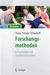 Book cover of Forschungsmethoden in Psychologie und Sozialwissenschaften - für Bachelor by Walter Hussy
